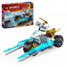 LEGO NINJAGO 71816 La moto de glace de Zane - Avec minifigurine, Jouet d'aventure ninja