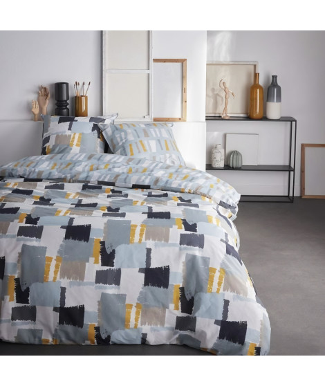 Parure de lit 2 personnes - TODAY - Sunshine 15.23 - 220 x 240 cm - 100% Coton imprimé