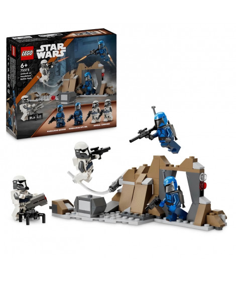 LEGO Star Wars 75373 Pack de combat de l'embuscade sur Mandalore - Jouet de construction