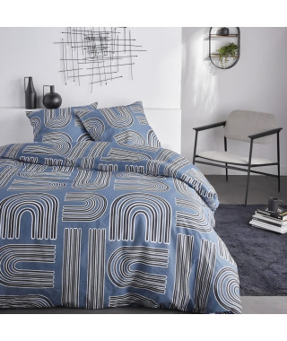 Parure de lit 2 personnes - TODAY - Sunshine 15.26 - 220 x 240 cm - 100% Coton imprimé