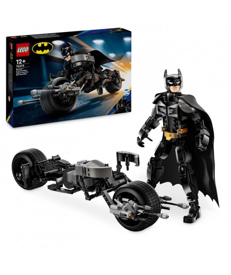 LEGO DC Batman 76273 La figurine de Batman a construire et la moto Bat-Pod