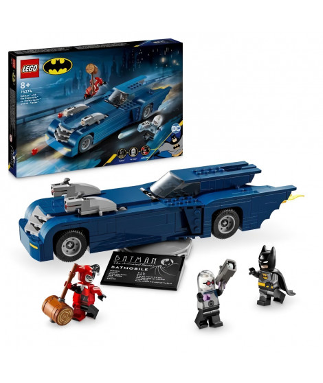 LEGO Super Heroes DC 76274 Batman avec la Batmobile contre Harley Quinn et Mr. Freeze