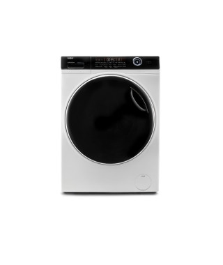 Lave-linge hublot HAIER HW150-BP14986EFR - 15 kg - Induction - L70cm - 1400trs/min - Classe A - Blanc et noir