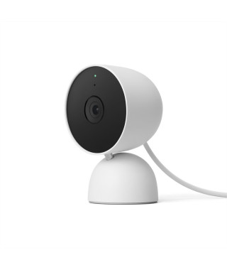 Caméra de surveillance - Google Nest - 2nde Génération GA01317-FR - Extérieur/Intérieur - 2 MP - 1920 x 1080 - 1080p - Audio …