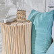 Parure de lit - TODAY - 123331 - 2 personnes - 260x240cm - Gaze de coton unie - Lagon