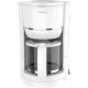 Cafetiere filtre  TERRAILLON - 15353 DIAMANT Blanc - 1.25L - 980W - Verseuse verre - Maintien au chaud