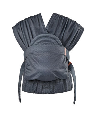 Porte bébé INFANTINO HUG&CUDDLE - A enfiler - 3 a 11,8 kg - Systeme écharpe de portage - Des la naissance