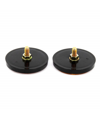 Catadioptre rond 40mm à visser - Orange