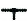 Raccord en T pour durite Ø 8mm