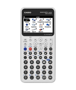 Calculatrice graphique Casio - Lycée - Math+ - Blanc