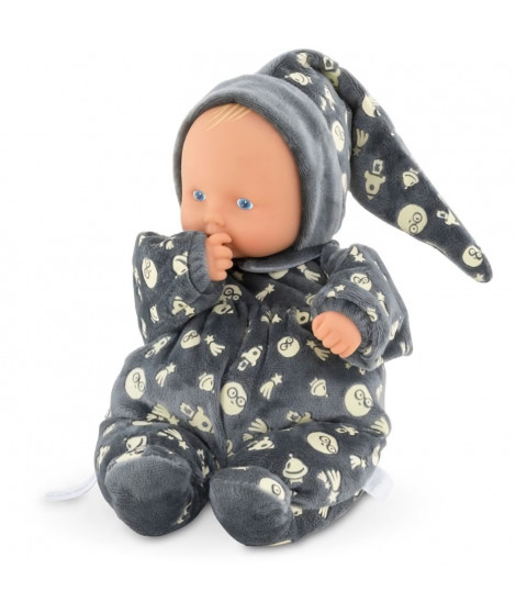 Corolle - Mon Doudou Corolle - Babipouce Brille dans la Nuit - 28 cm - Des la naissance