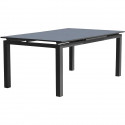 Table de jardin rectangulaire extensible - Gris anthracite - Aluminium  - 10 personnes - 180/240 x 100 cm - MIAMI - DCB GARDEN