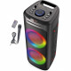 Enceinte lumineuse avec lecteur CD INOVALLEY MS06-CD-XXL - Bluetooth 5.0 - 1000W - Fonction karaoké
