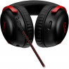 Casque gaming fermé HyperX Cloud III (rouge) avec son spatial DTS Headphone:X et micro amovible a réduction de bruit