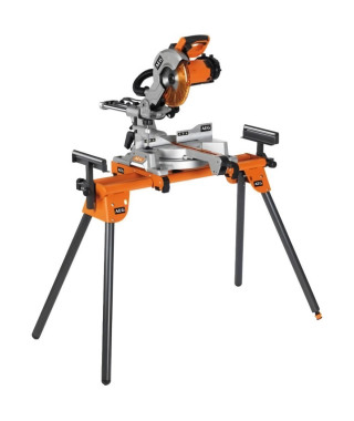 Scie radiale - AEG POWERTOOLS - PS254L + PSU1000 - 1800 W - Piétement
