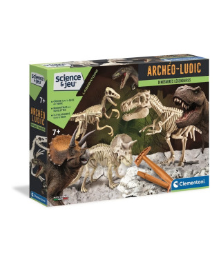 Clementoni - Science & Jeu - Archéo Ludic - Dinosaures légendaires