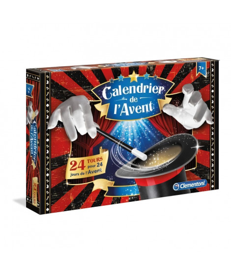 Clementoni - Calendrier de l'Avent - Magie et illusions - 24 tours a apprendre