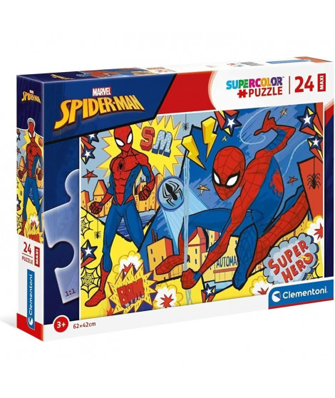 Clementoni - 24 pieces Maxi - Marvel - Spiderman