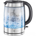 RUSSELL HOBBS 20760-57 Bouilloire en Verre Filtrante 1L Clarity, Cartouche Filtre a Eau Brita Inclus