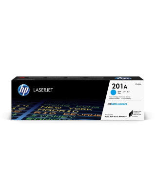 Cartouche de Toner HP 201A Cyan Authentique (CF401A) pour HP Color LaserJet Pro M252 / M274 / M277