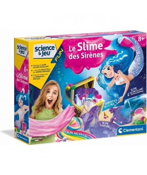 Clementoni - Science & Jeu - Le slime des sirenes