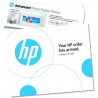 HP - Papier photo finition glacée HP Avancée - 250 g/m2, 4 x 12 pouces (101 x 305 mm) - 10 feuilles