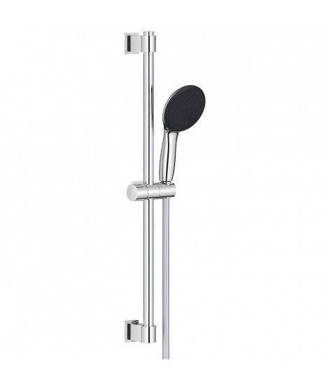 Ensemble de douche avec pommeau 2 jets, barre 60cm et flexible 1,75m - GROHE Vitalio Start 110 27948001 - Economie d'eau - Ch…