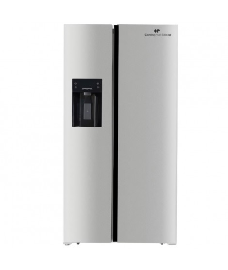 Réfrigérateur américain 556L - Total No Frost - distributeur d'eau et de glaçons - Classe E -moteur inverter  - inox