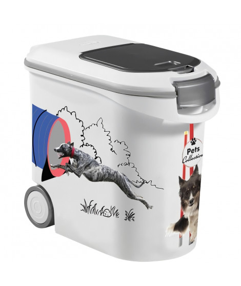 Conteneur a croquettes CURVER - 35L/12 kg - PETS COLLECTION - Pour chien