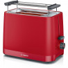 Toaster - BOSCH - TAT3M124 MyMoment - Rouge mat - 2 tranches - centrage automatique du pain - fonctions décongélation et réch…