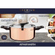 Faitout 24 cm - ARTHUR MARTIN - AM945GT - 3 couches triple action : cuivre, aluminium, inox - Tous feux dont induction