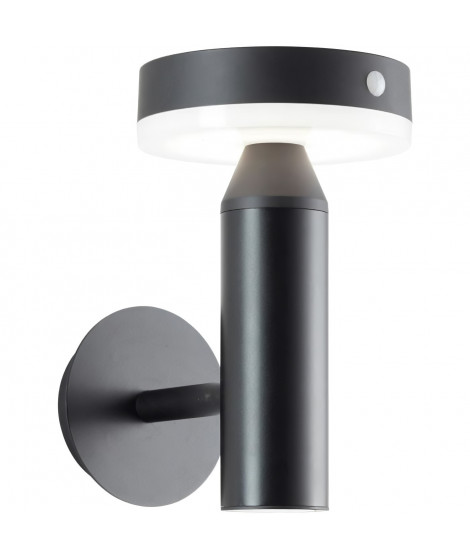 Applique extérieure - BRILLIANT - MAGUA - LED et solaire - Métal et plastique - 3,7 W - Noir