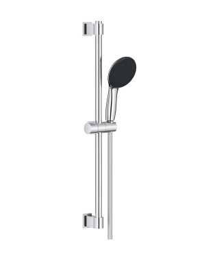Ensemble de douche avec pommeau 1 jet, barre 60cm et flexible 1,75m - GROHE Vitalio Start 110 27942001 - Economie d'eau - Chromé