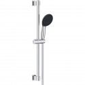 Ensemble de douche avec pommeau 1 jet, barre 60cm et flexible 1,75m - GROHE Vitalio Start 110 27942001 - Economie d'eau - Chromé