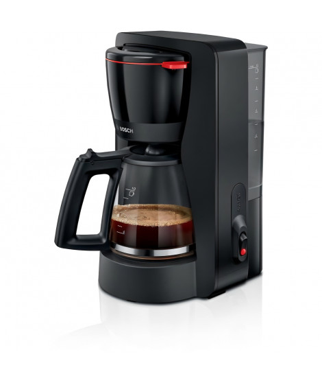 Cafetiere Filtre - BOSCH - TKA2M113 MyMoment - Noire - Capacité 1,25L - verseuse verre - systeme anti-gouttes