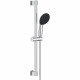 Ensemble de douche avec pommeau 3 jets, barre et flexible - GROHE Vitalio Start 110 26032001 - Sélection facile - Economie d'eau