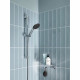 Ensemble de douche avec pommeau 3 jets, barre et flexible - GROHE Vitalio Start 110 26032001 - Sélection facile - Economie d'eau