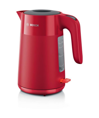 Bouilloire - BOSCH - TWK2M164 MyMoment - Rouge Mate - indicateur de tasses - niveau d'eau visible au niveau de la poignée