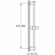 Barre de douche - GROHE Vitalio Universal 27724001 - 60cm - Ø 22 mm - Fixation supérieure réglable - A coller ou a visser - C…