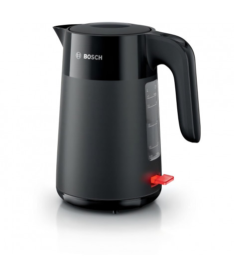 Bouilloire - BOSCH - TWK2M163 MyMoment - Noire Mate - indicateur de tasses - niveau d'eau visible au niveau de la poignée