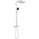 Colonne de douche avec mitigeur thermostatique - Economie d'eau - GROHE Vitalio Comfort 250 - Chromé - 26696001
