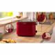 Toaster - BOSCH -  TAT2M124 MyMoment - Rouge - 2 tranches - centrage automatique du pain - fonctions décongélation et réchauf…