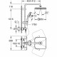 Colonne de douche avec mitigeur thermostatique - Economie d'eau - GROHE Vitalio Comfort 250 - Chromé - 26696001