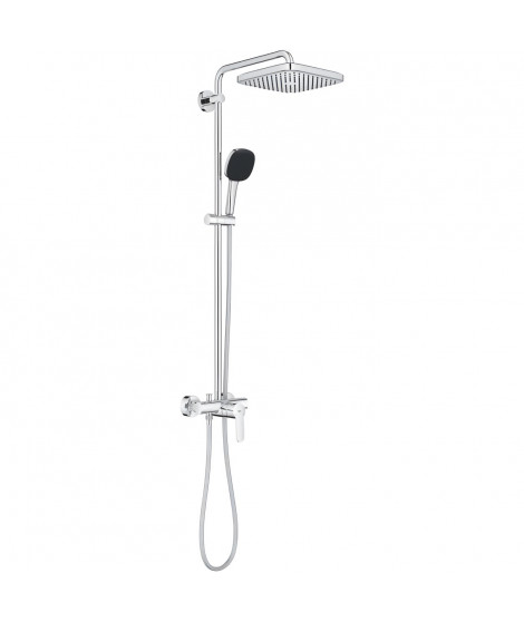 Colonne de douche avec mitigeur monocommande - Economie d'eau - GROHE Vitalio Comfort 250 - Chromé - 26985001