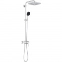 Colonne de douche avec mitigeur monocommande - Economie d'eau - GROHE Vitalio Comfort 250 - Chromé - 26985001