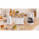 Toaster - BOSCH - TAT3M121 MyMoment - Blanc mat - 2 tranches - centrage automatique du pain - fonctions décongélation et réch…