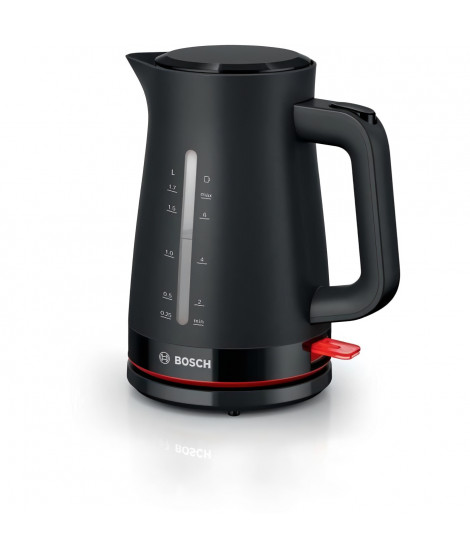 Bouilloire - BOSCH - TWK3M123 MyMoment - Noire Mate - interrupteur éclairé - arret automatique a ébulition
