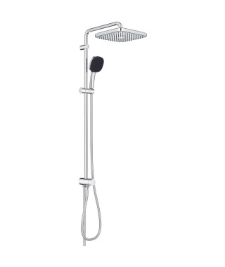 Colonne de douche avec inverseur manuel - Economie d'eau - GROHE Vitalio Comfort 250 - Chromé - 26986001