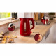 Bouilloire - BOSCH -  TWK1M124 MyMoment - Rouge - capacité 1,7L - base 360° - rangement du cordon -3 sécurités automatiques