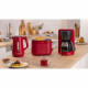 Bouilloire - BOSCH -  TWK1M124 MyMoment - Rouge - capacité 1,7L - base 360° - rangement du cordon -3 sécurités automatiques